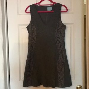 CeCe by Cynthia Steffe grey wool blend dress